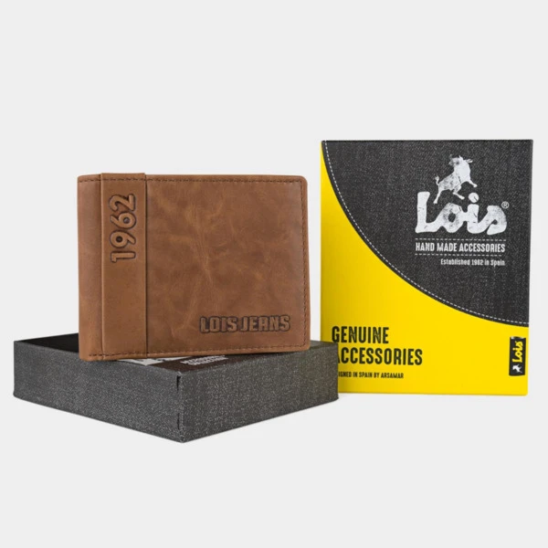 Cartera De Piel De Hombre Lois Elk En Piel 5 Cartera De Piel De Hombre Lois Elk En Piel - Imagen 5