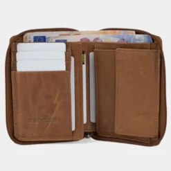 Cartera De Piel Con Cremallera De Hombre Lois Elk En Piel -Bolsa De Moda cuero sku 16667877 16120403 xxl