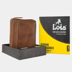 Cartera De Piel Con Cremallera De Hombre Lois Elk En Piel -Bolsa De Moda cuero sku 16667877 16140675 xxl