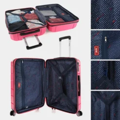 Maletas Mediana Venecia Rigida/Blanda Con Capacidad De 70,6 L -Bolsa De Moda fresa sku 16594202 51050944 xxl