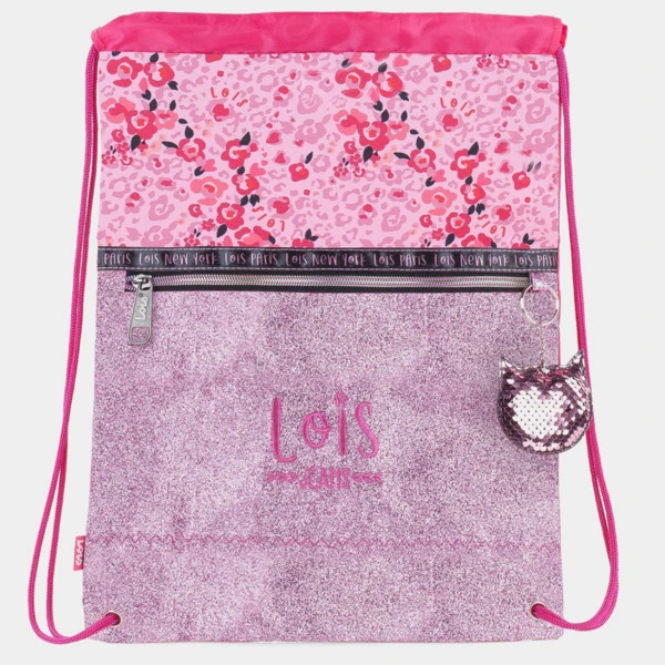 Bolsa Mochila De Niña Lois Mageik Con Bolsillo Delantero Cierre Fruncido Y Llavero 4 Bolsa Mochila De Niña Lois Mageik Con Bolsillo Delantero Cierre Fruncido Y Llavero - Imagen 4