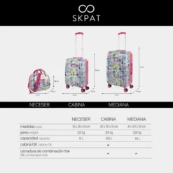 Maleta Cabina Skpat London 9 Maleta Cabina Skpat London -Bolsa De Moda fucsia sku 16654419 25140219 xxl