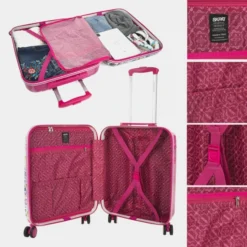 Maletas De Cabina London Rigida/Blanda Con Capacidad De 34,5 L -Bolsa De Moda fucsia sku 16654420 42110643 xxl