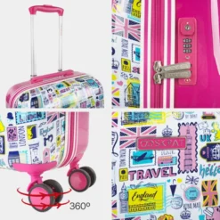 Maletas De Cabina London Rigida/Blanda Con Capacidad De 34,5 L -Bolsa De Moda fucsia sku 16654420 42130416 xxl