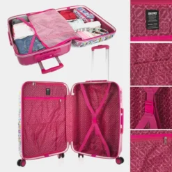 Maletas Mediana London Rigida/Blanda Con Capacidad De 64 L 8 Maletas Mediana London Rigida/Blanda Con Capacidad De 64 L -Bolsa De Moda fucsia sku 16654422 43090742 xxl