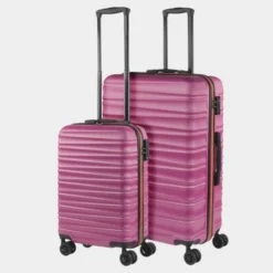 Juego De 2 Maletas (Cabina Y Grande) Oporto Rigida -Bolsa De Moda fucsia sku 16666587 06420151 xxl