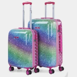 Juego De Maletas Cabina Y Mediana Skpat Shine Like A Star Capacidad 98,5 L