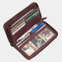 Cartera De Mujer Skpat Kates En Polipiel-Nylon -Bolsa De Moda granate sku 16064443 29170950 xxl