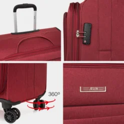 Maleta 60Cm Jaslen Brighton -Bolsa De Moda granate sku 16493137 02290661 xxl