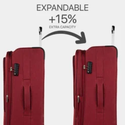 Maleta 60Cm Jaslen Brighton -Bolsa De Moda granate sku 16493137 02300901 xxl