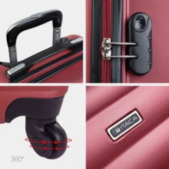 Maletas De Cabina Simoa Rigida Con Capacidad De L -Bolsa De Moda granate sku 16512329 41590243 xxl