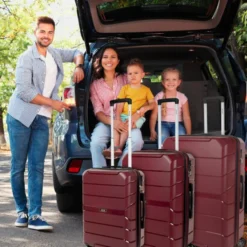 Maletas Mediana Venecia Rigida/Blanda Con Capacidad De 105 L -Bolsa De Moda granate sku 16593840 47540677 xxl