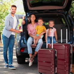 Maletas Mediana Venecia Rigida/Blanda Con Capacidad De 70,6 L -Bolsa De Moda granate sku 16593841 50560316 xxl