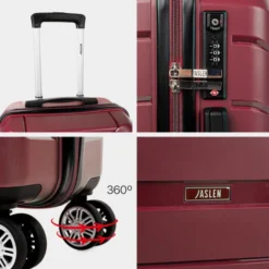 Maletas Mediana Venecia Rigida/Blanda Con Capacidad De 70,6 L -Bolsa De Moda granate sku 16593841 50580728 xxl