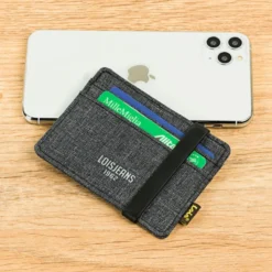 Tarjetero De Hombre Lois Harrison En Polipiel/Nylon -Bolsa De Moda gris oscuro sku 16042056 09420246 xxl