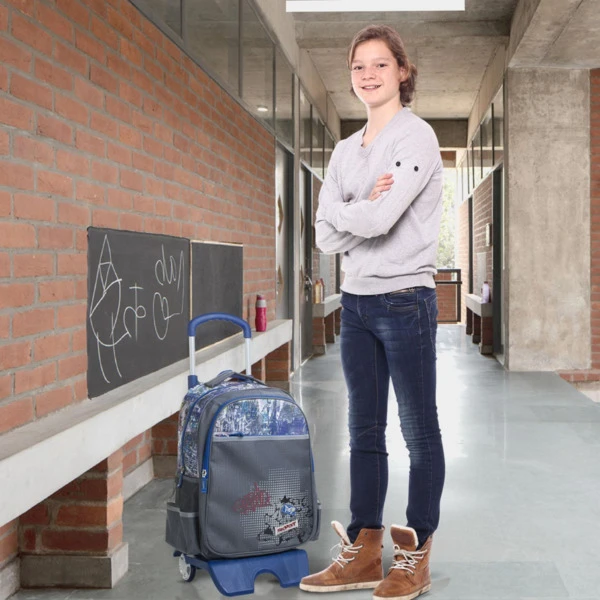 Mmochila Escolar Con Carro Infantil Para Niño Skpat Belgrado 2 Mmochila Escolar Con Carro Infantil Para Niño Skpat Belgrado - Imagen 2