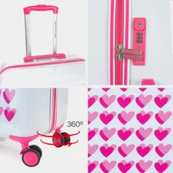 Agatha Ruiz De La Prada Juego De Maletas 50/60Cm Y Neceser -Bolsa De Moda hearts sku 16648166 26230650 xxl