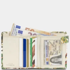 Cartera De Mujer Jaslen Amsterdam En Piel -Bolsa De Moda leaves sku 16091404 42100139 xxl