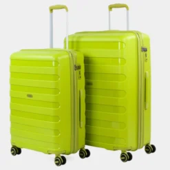Set De 2 Maletas Trolleys Polipropileno Roma Rígidas Capacidad De 253 L + Extensible -Bolsa De Moda lima sku 16041843 11230320 xxl
