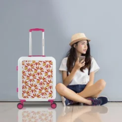 Maleta Cabina Agatha Ruiz De La Prada Happiness -Bolsa De Moda margaritas sku 16606795 16340204 xxl