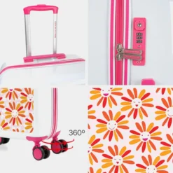 Maleta Cabina Y Neceser Agatha Ruiz De La Prada Happiness 38 Maleta Cabina Y Neceser Agatha Ruiz De La Prada Happiness -Bolsa De Moda margaritas sku 16648176 19260109 xxl