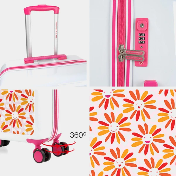 Maleta Cabina Y Neceser Agatha Ruiz De La Prada Happiness 19 Maleta Cabina Y Neceser Agatha Ruiz De La Prada Happiness - Imagen 19