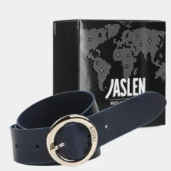 Cinturon Piel Genuina 40 Mm Jaslen Cinturones Jaslen -Bolsa De Moda marino 100 sku 16042587 02440033 xxl