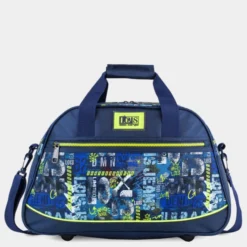 Bolsa De Viaje Para Niño Lois Hard Skate Con Doble Asa Y Bandolera Ajustable -Bolsa De Moda marino sku 16041784 07120395 xxl