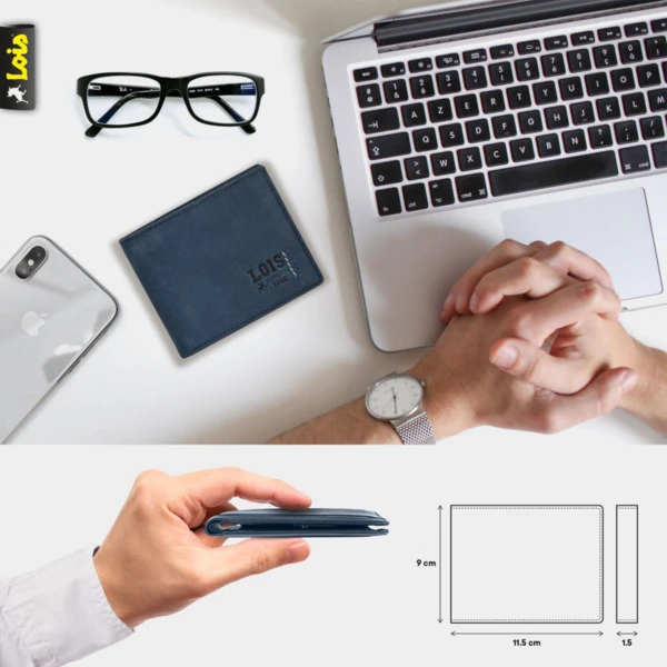 Cartera De Hombre Lois De La Colección Hewitt En Piel Genuina 8 Cartera De Hombre Lois De La Colección Hewitt En Piel Genuina - Imagen 8