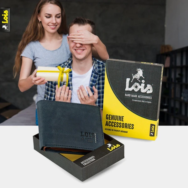 Cartera De Hombre Lois De La Colección Hewitt En Piel Genuina 9 Cartera De Hombre Lois De La Colección Hewitt En Piel Genuina - Imagen 9