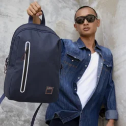 Mochila Portaordenador De Hombre Lois Colección Cooper En Lona -Bolsa De Moda marino sku 16042316 26090052 xxl