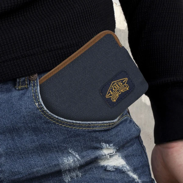 Monedero De Hombre Lois Bonney En Lona/Piel 2 Monedero De Hombre Lois Bonney En Lona/Piel - Imagen 2