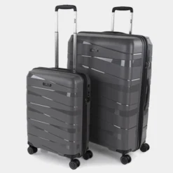 Juego De 2 Maletas (Cabina, Grande) Stuttgart Rigida/Blanda Con Capacidad De 92 L -Bolsa De Moda maron metalizado sku 16340654 56380875 xxl