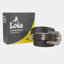 Cinturon Piel Genuina 25Mm Lois Cinturones -Bolsa De Moda marron 90 sku 16654651 47360234 xxl