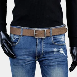 Cinturón De Hombre Lois En Piel -Bolsa De Moda marron 95 sku 16042599 01020612 xxl