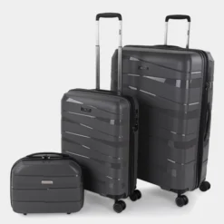 Juego De 2/3 Maletas (Cabina, Mediana Y Grande) Stuttgart Rigida/Blanda Con Capacidad De 92 L 20 Juego De 2/3 Maletas (Cabina, Mediana Y Grande) Stuttgart Rigida/Blanda Con Capacidad De 92 L -Bolsa De Moda marron metalizado sku 16340656 58410430 xxl