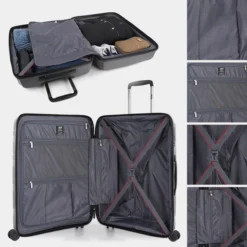 Juego De 2/3 Maletas (Cabina, Mediana Y Grande) Stuttgart Rigida/Blanda Con Capacidad De 92 L 23 Juego De 2/3 Maletas (Cabina, Mediana Y Grande) Stuttgart Rigida/Blanda Con Capacidad De 92 L -Bolsa De Moda marron metalizado sku 16340656 58470037 xxl