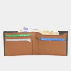 Cartera De Hombre Jaslen Lyon En Piel -Bolsa De Moda marron oscuro marron sku 16042227 23470592 xxl