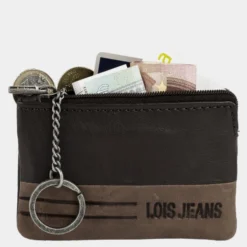 Monedero De Hombre Lois Dutton Color En Piel Con Rfid Y Llavero -Bolsa De Moda marron oscuro marron sku 16062260 26550759 xxl