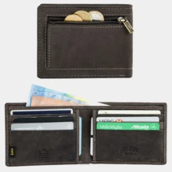 Cartera De Hombre Lois Debauch Color En Piel Con Rfid -Bolsa De Moda marron oscuro sku 16062204 36100328 xxl