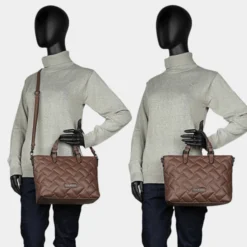 Bolso Shopper Con Bandolera Lois Dewey -Bolsa De Moda marron oscuro sku 16512487 46340200 xxl