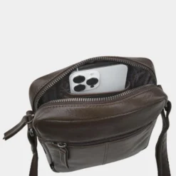 Bandolera De Piel De Mujer/Hombre Lois Sanford En Piel -Bolsa De Moda marron oscuro sku 16679669 16100503 xxl