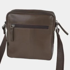 Bandolera De Piel De Mujer/Hombre Lois Sanford En Piel -Bolsa De Moda marron oscuro sku 16679669 16130418 xxl