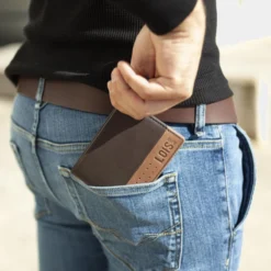 Cartera De Hombre Lois Durham En Piel -Bolsa De Moda marron tan sku 16042207 58120696 xxl