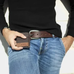 Cartera/Monedero De Hombre Lois Durham En Piel -Bolsa De Moda marron tan sku 16042215 03530455 xxl