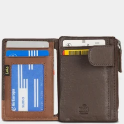 Cartera/Monedero De Hombre Lois Durham En Piel -Bolsa De Moda marron tan sku 16042215 03550057 xxl