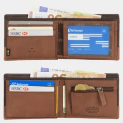 Billetero De Hombre Lois Durham En Piel -Bolsa De Moda marron tan sku 16042217 05070826 xxl