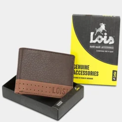 Billetero De Hombre Lois Durham En Piel -Bolsa De Moda marron tan sku 16042217 05090041 xxl