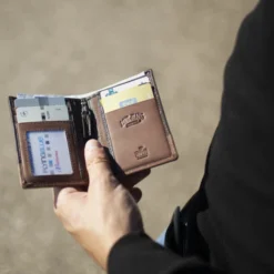 Cartera De Hombre Lois Durham En Piel -Bolsa De Moda marron tan sku 16042219 14080171 xxl