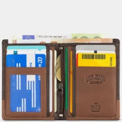 Cartera De Hombre Lois Durham En Piel -Bolsa De Moda marron tan sku 16042219 14090184 xxl